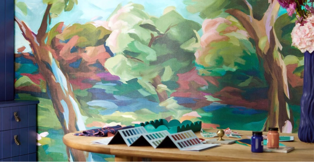 Green Tropical wallpaper perfect for your home